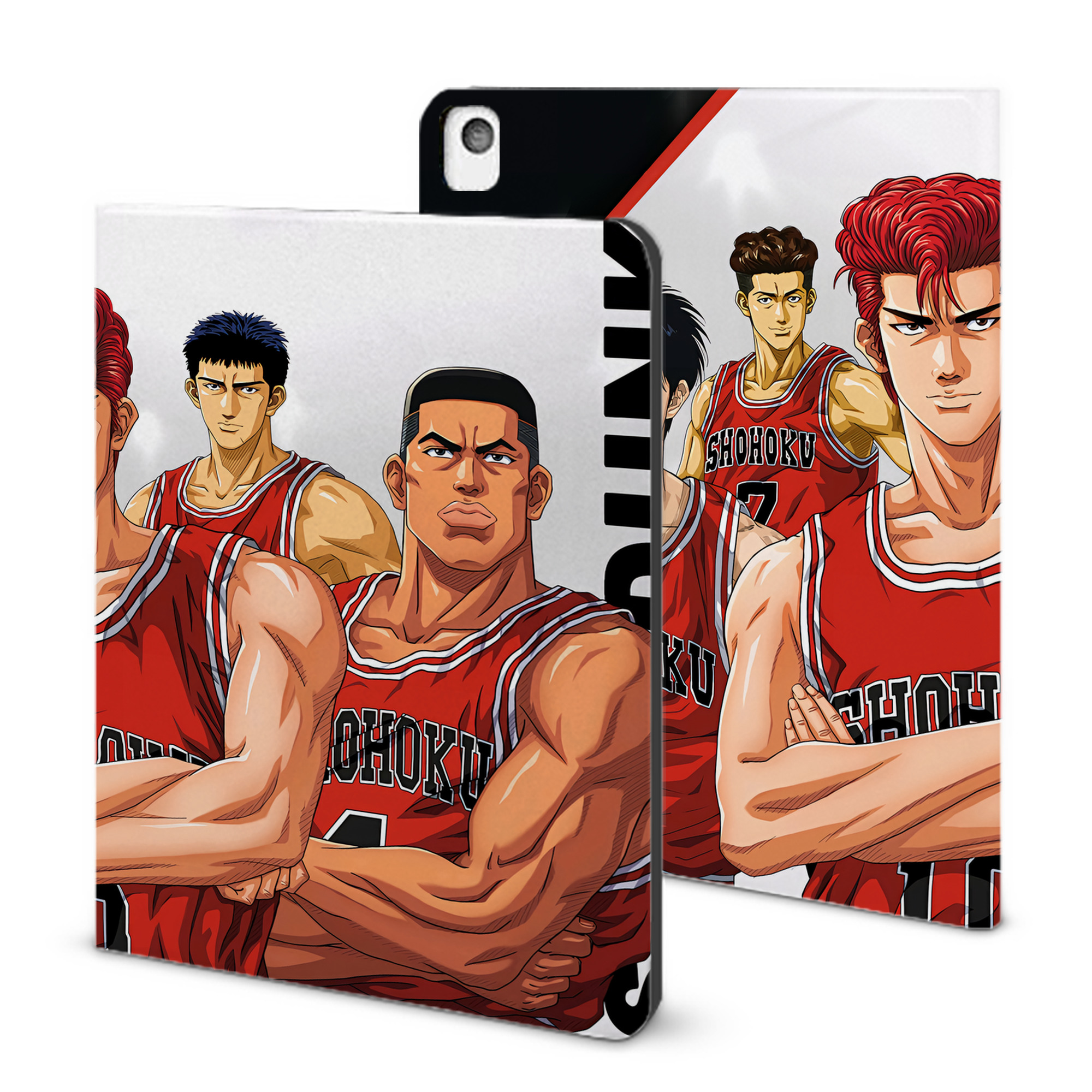 （画像用） SLAM DUNK／スラムダンク IPadケース ペンホルダー付き ブックスタイルデザイン